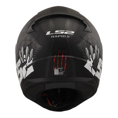 LS2 FF353 Rapid II Claw Helmets - Black 06