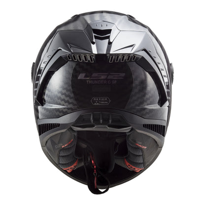 LS2 FF805C Thunder Carbon Helmets - Carbon 06