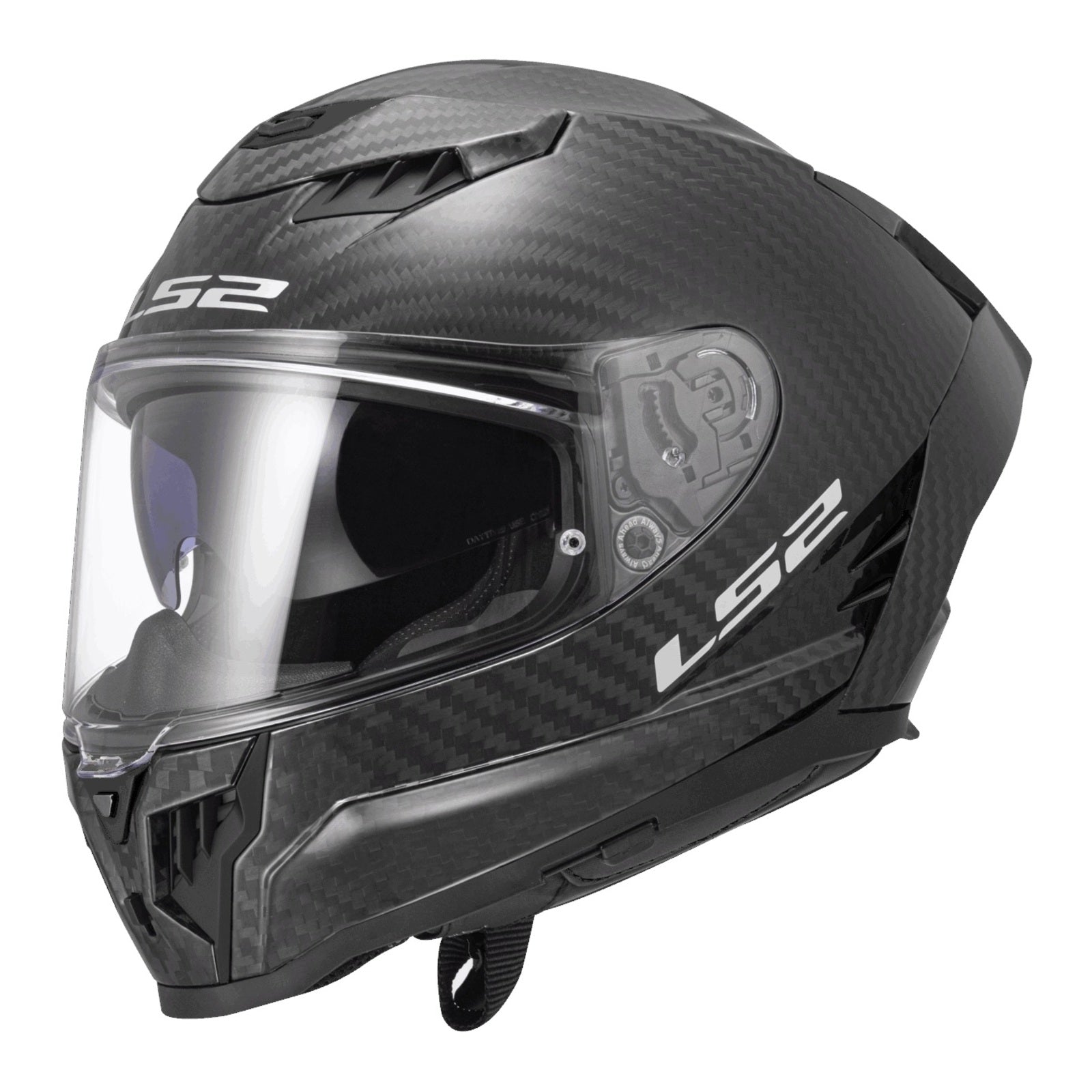 LS2 FF807 Dragon Helmet - Matte Carbon 06