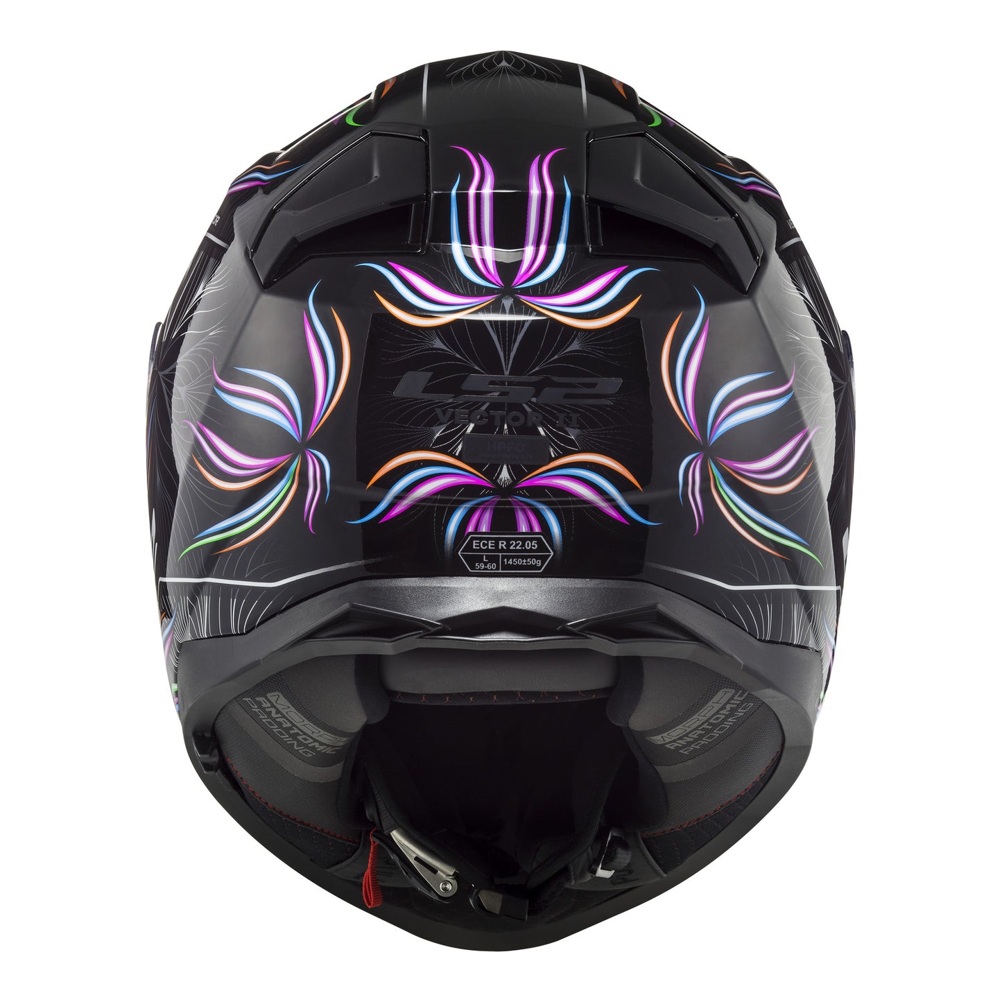 LS2 FF811 Vector II Tropical Helmet - Black / White 06