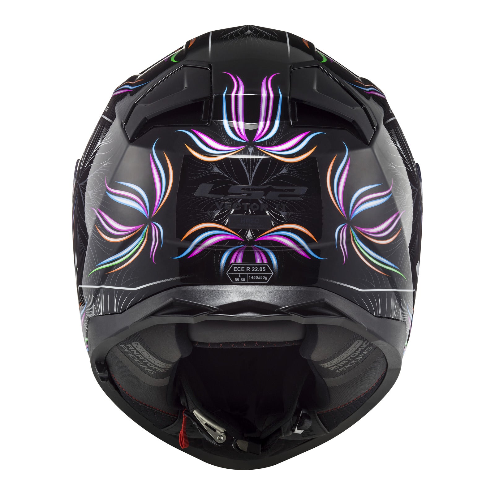 LS2 FF811 Vector II Tropical Helmet - Black / White 06