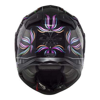 LS2 FF811 Vector II Tropical Helmet - Black / White 06