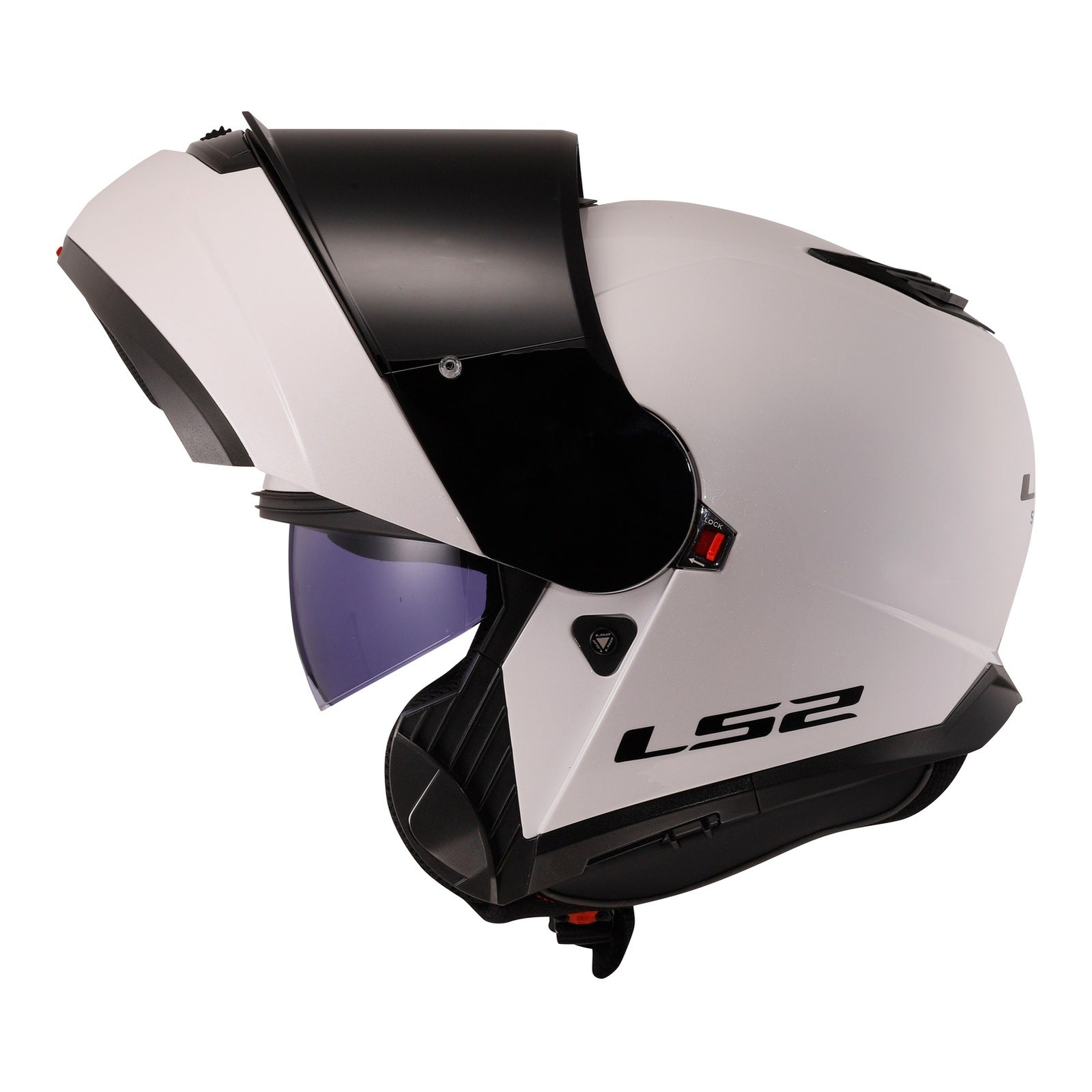 LS2 FF908 Strobe II Helmet - White 06