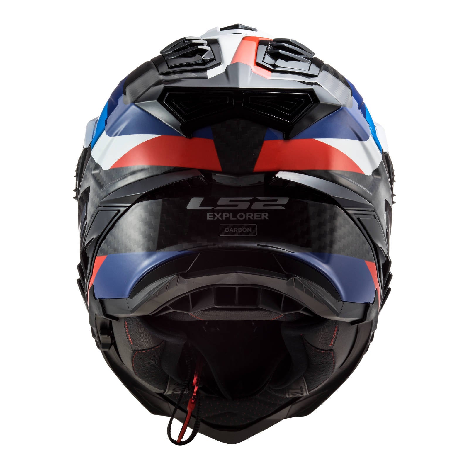 LS2 MX701 Explorer Carbon Frontier Helmet - Black / Blue