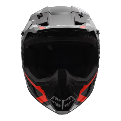 LS2 MX706 COZ Frontier II Helmet - Red / Black / Titanium