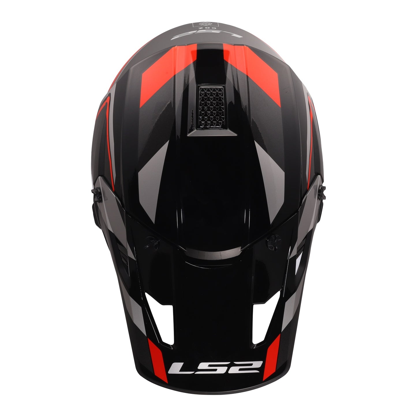 LS2 MX706 COZ Frontier II Helmet - Red / Black / Titanium