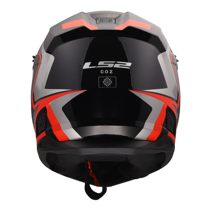 LS2 MX706 COZ Frontier II Helmet - Red / Black / Titanium