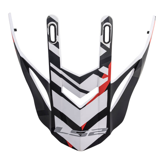 LS2 MX436 Pioneer Peak Xtreme - Matte Black / White / Red