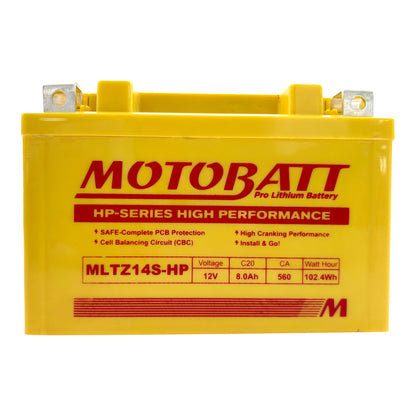 Motobatt Pro Lithium Battery MLTZ14S-HP *4