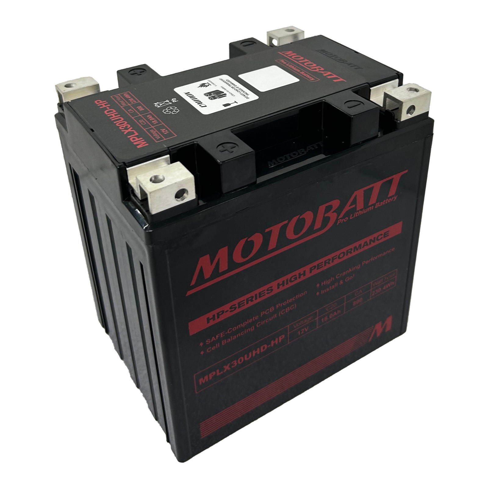 Motobatt Pro Lithium Battery MLX30UHD-HP *4