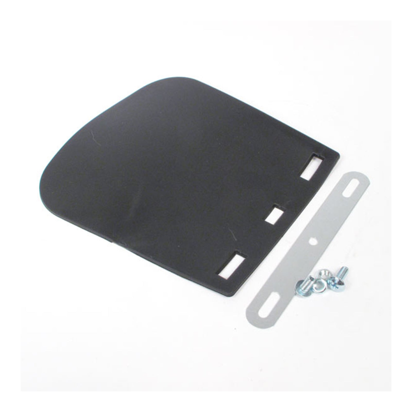 WHITES MUDFLAP BLK PVC LGE MOTORCYCLE