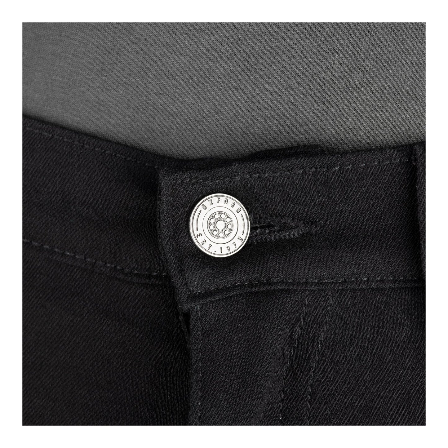 Oxford Super Stretch Men's Jeans - Black (Short)