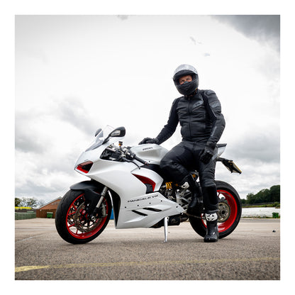 Oxford Cypher 1.0 Leather MS Jacket - Stealth Black