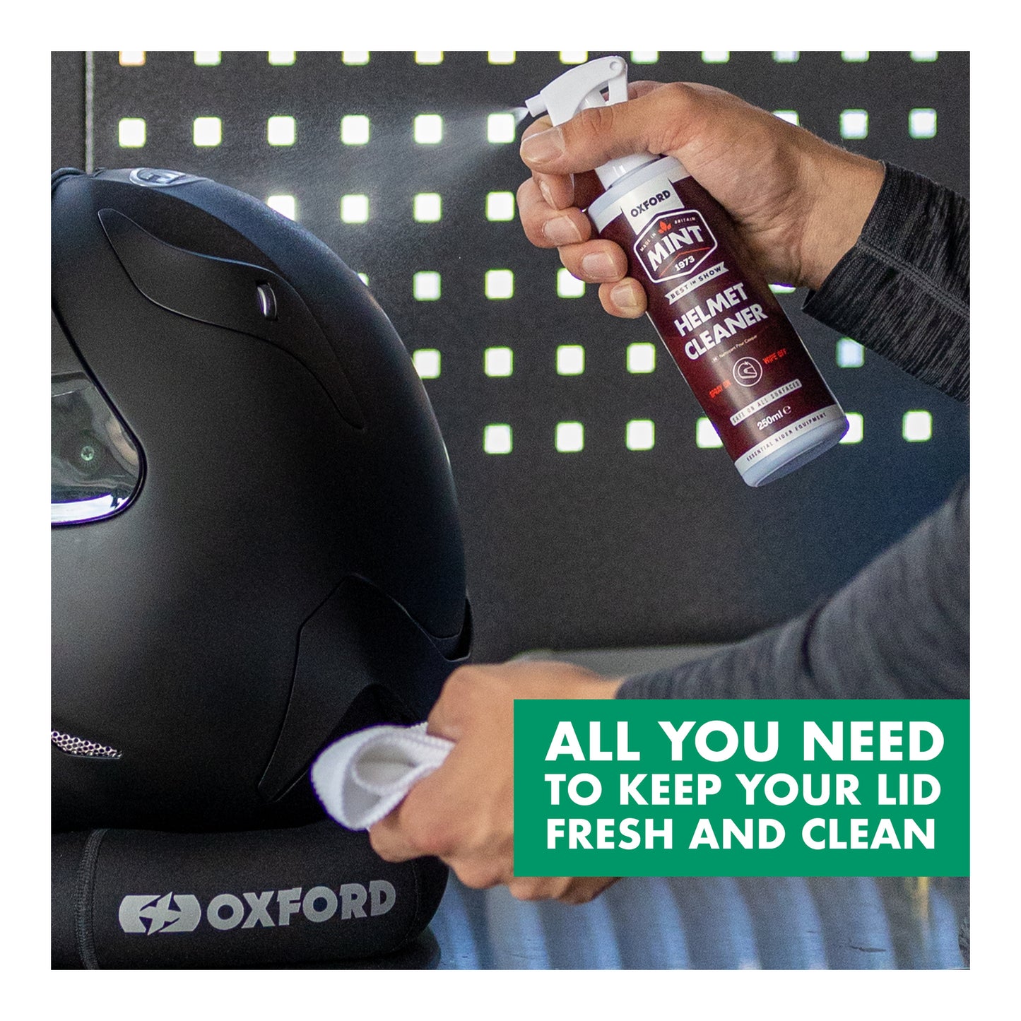 Oxford Mint Helmet Care Kit XL