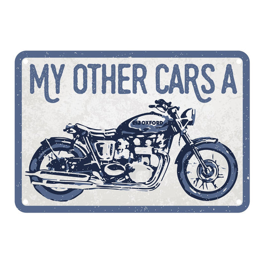 Oxford Garage Metal Sign: My Other Car's A