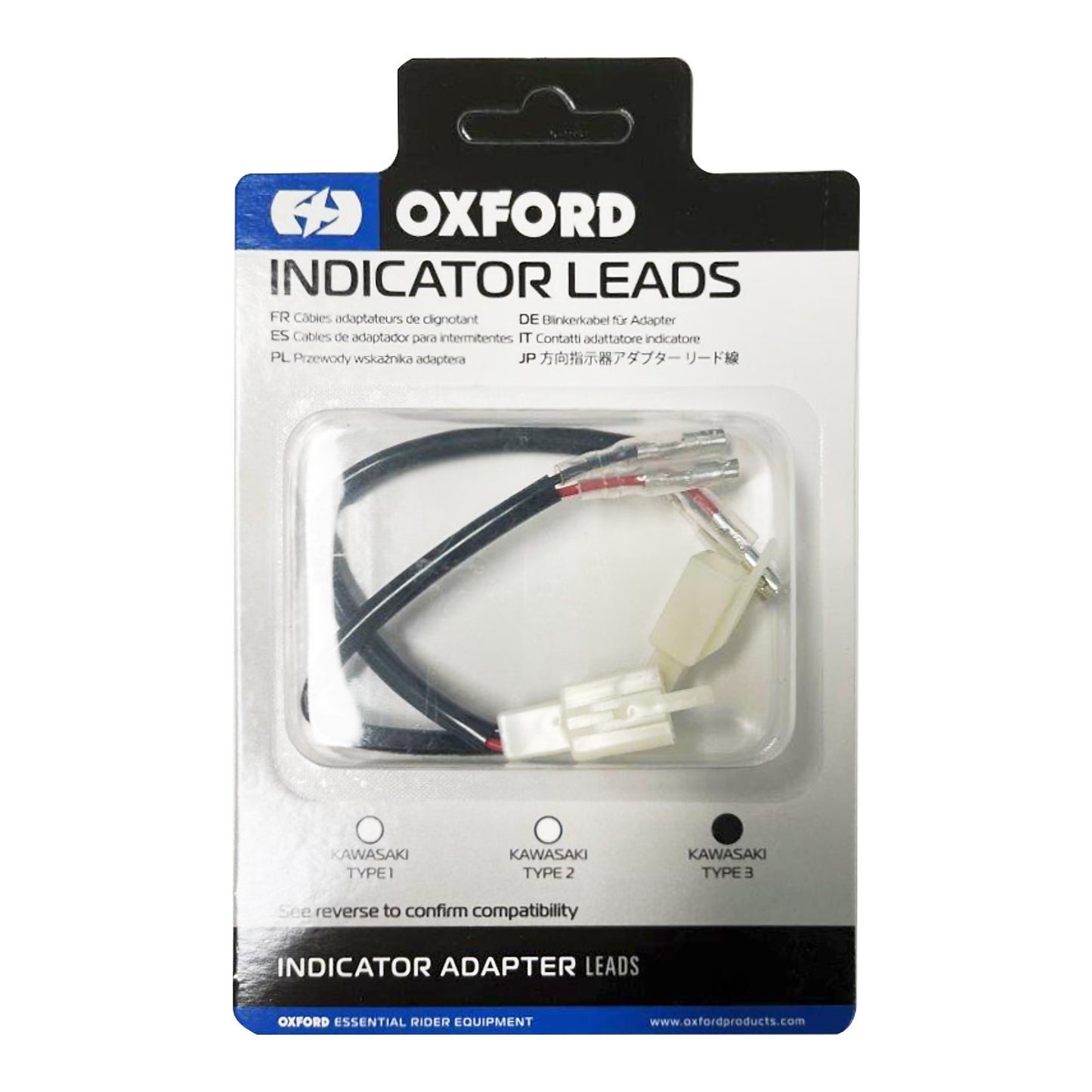Oxford Indicator Leads Kawasaki Type 3