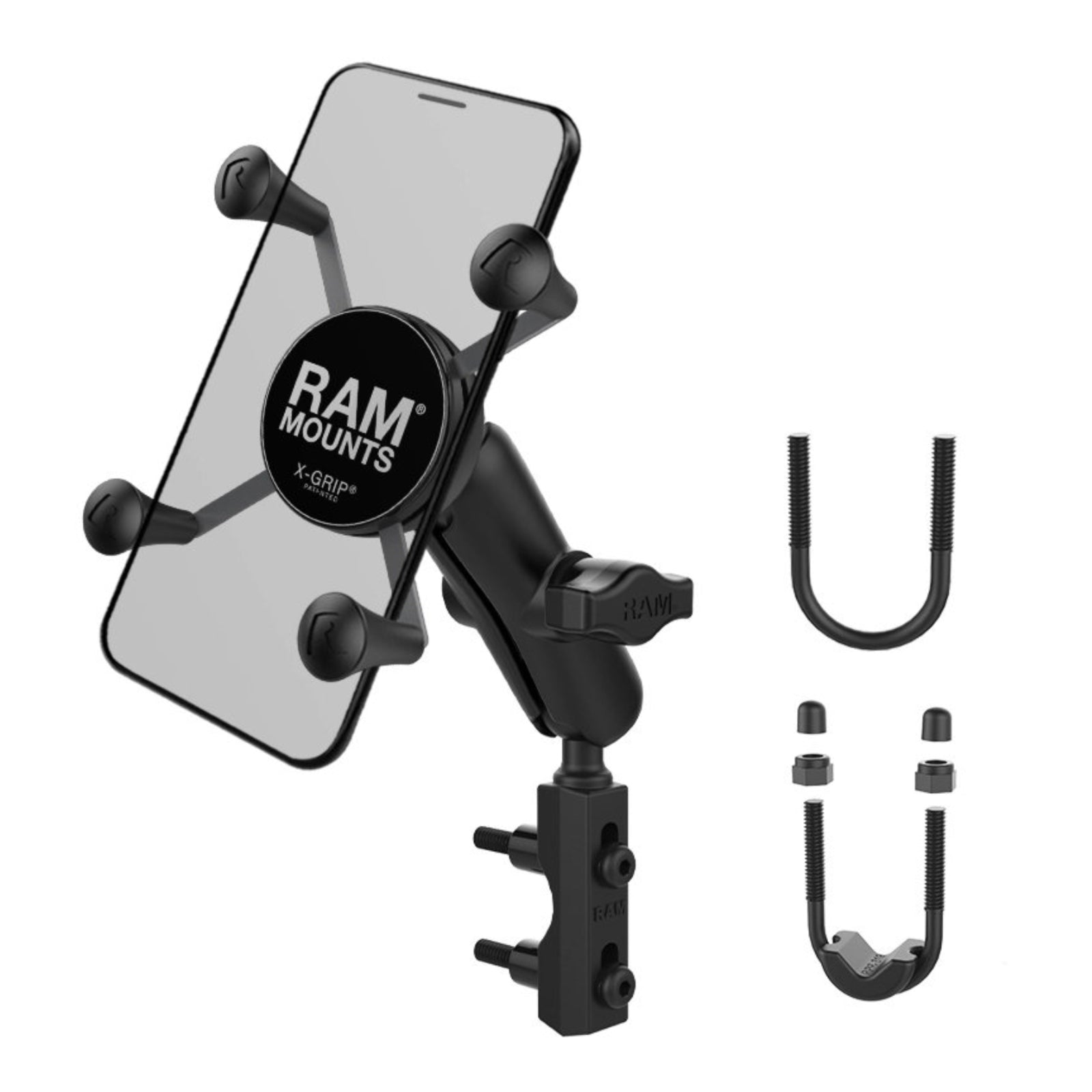 RAM X-Grip Phone Mount with Motorcycle Brake / Clutch Reservoir Base