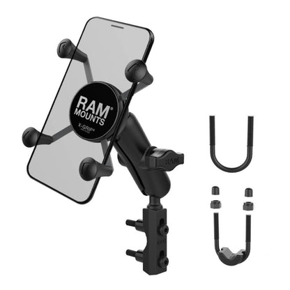 RAM X-Grip Phone Mount with Motorcycle Brake / Clutch Reservoir Base