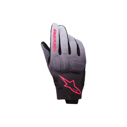 Alpinestars Womens Reef Gloves V2 GRAY BLACK FLURO-PINK