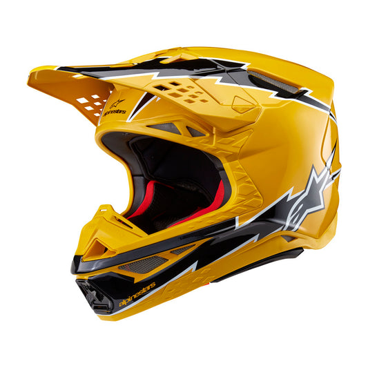 Alpinestars SUPERTECH SM10 AMPRESS HELMET ECE 22.06 BLACK YELLOW GLOSS