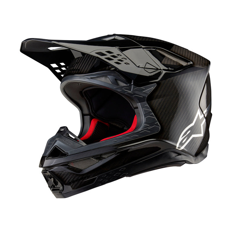 Alpinestars SUPERTECH SM10 FAME HELMET ECE 22.06 BLACK CARBON MATT AND GLOSS