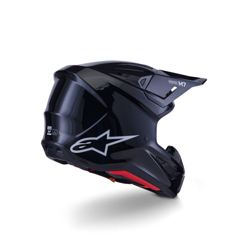 Alpinestars SM7 SOLID HELMET ECE06 BLACK GLOSSY