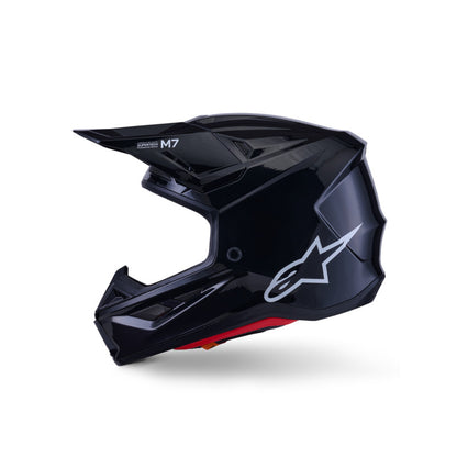 Alpinestars SM7 SOLID HELMET ECE06 BLACK GLOSSY