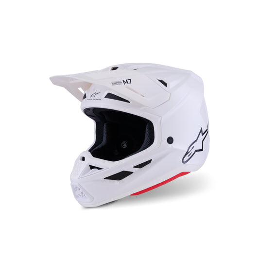 Alpinestars SM7 SOLID HELMET ECE06 WHITE GLOSSY