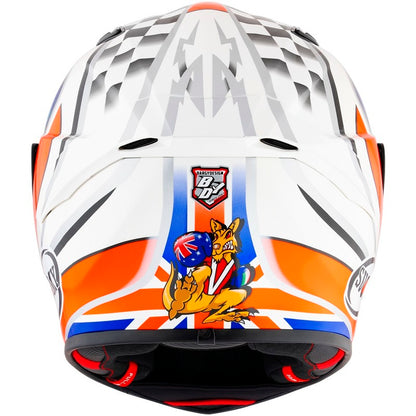 Suomy TRACK-1 E06 BAYLISS REPLICA WHITE 2002