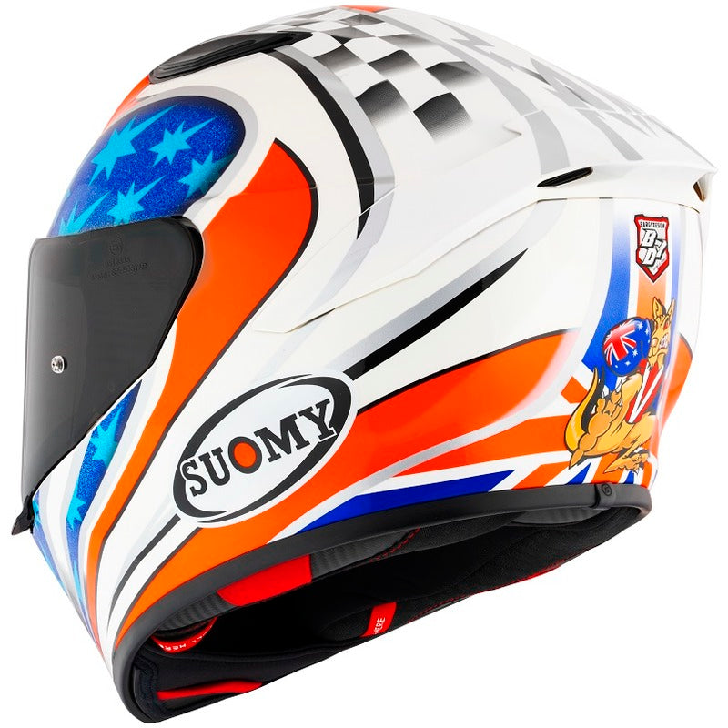 Suomy TRACK-1 E06 BAYLISS REPLICA WHITE 2002