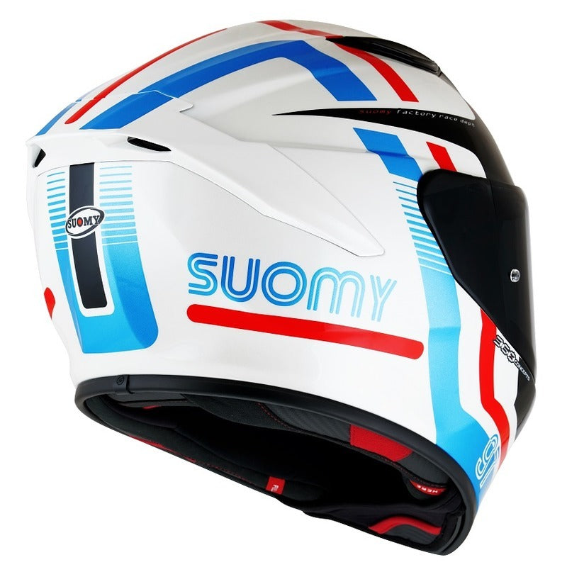 Suomy TRACK-1 E06 NINETY SEVEN WHITE/RED