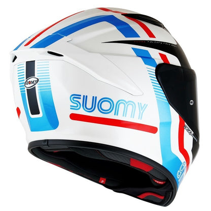 Suomy TRACK-1 E06 NINETY SEVEN WHITE/RED