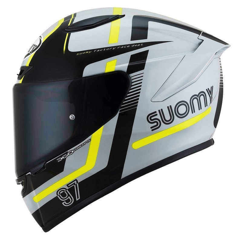 Suomy TRACK-1 E06 NINETY SEVEN Grey / Yellow