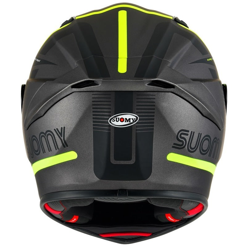 Suomy TRACK-1 E06 NINETY SEVEN Gun Metal / Yellow