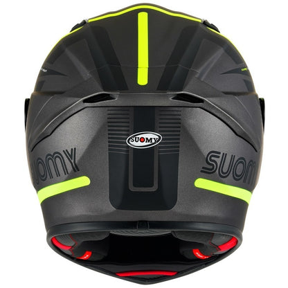 Suomy TRACK-1 E06 NINETY SEVEN Gun Metal / Yellow