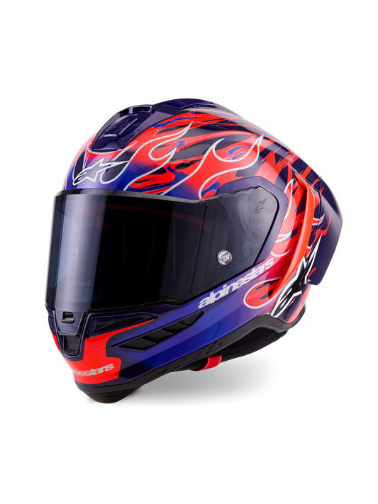 Alpinestars SR10 FLYTE HELMET ECE06/DOT/FIM | PURPLE RED GLOSSY (Jorge Martin)