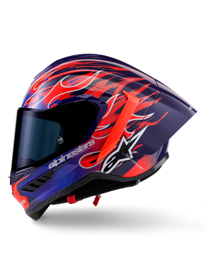 Alpinestars SR10 FLYTE HELMET ECE06/DOT/FIM | PURPLE RED GLOSSY (Jorge Martin)