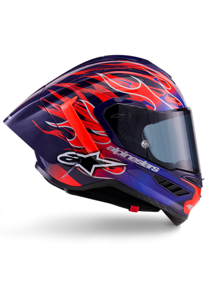 Alpinestars SR10 FLYTE HELMET ECE06/DOT/FIM | PURPLE RED GLOSSY (Jorge Martin)