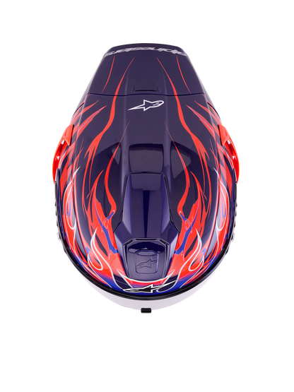 Alpinestars SR10 FLYTE HELMET ECE06/DOT/FIM | PURPLE RED GLOSSY (Jorge Martin)