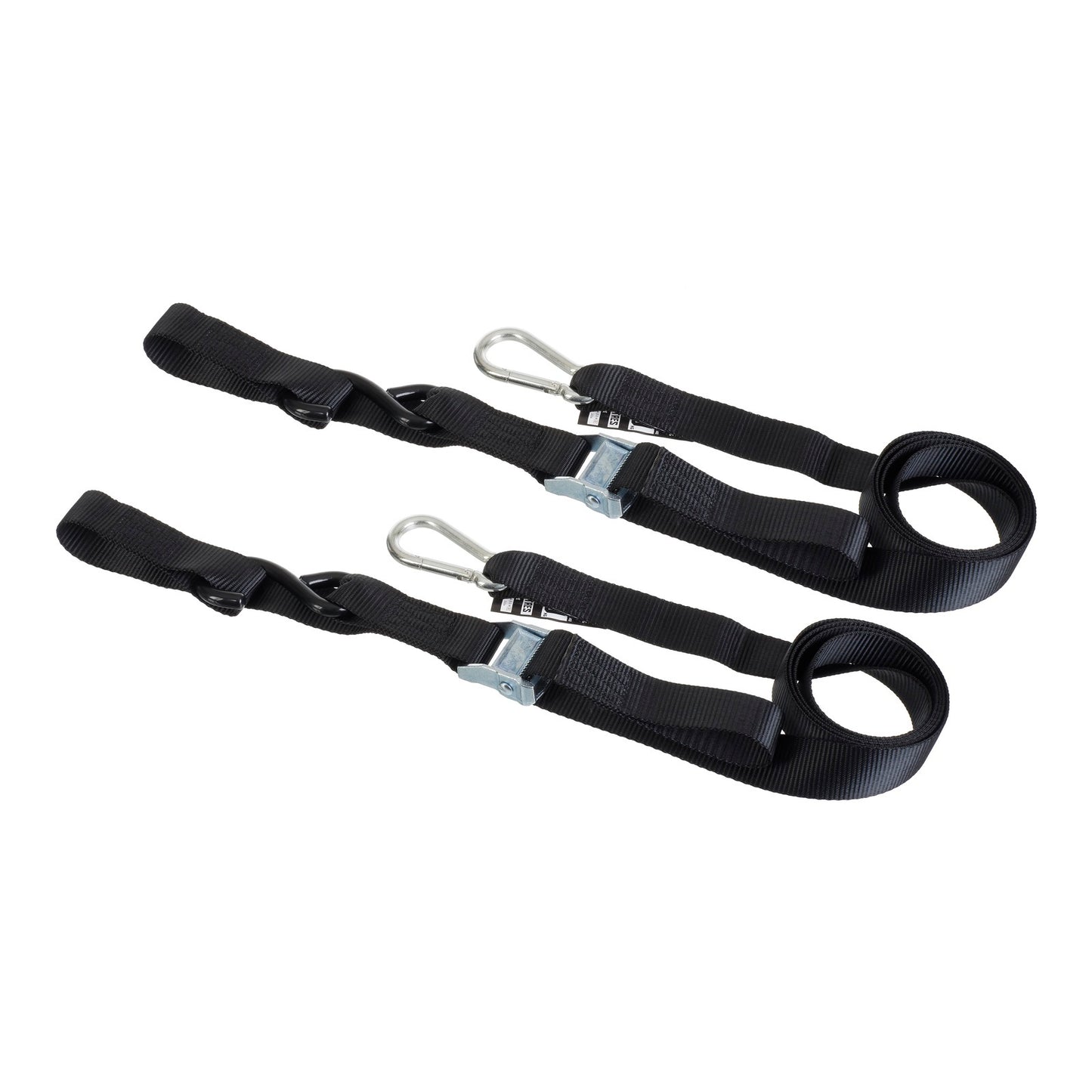 Whites Tie Downs 1 1/2in x 6ft - Black / Black