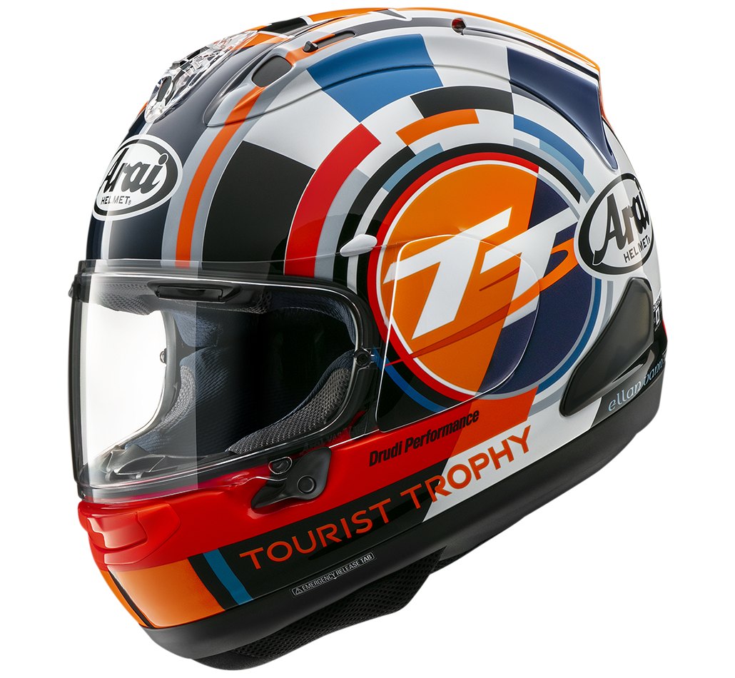 Arai RX-7V Evo 2025 LE IOM TT Full Face Helmet - Multi