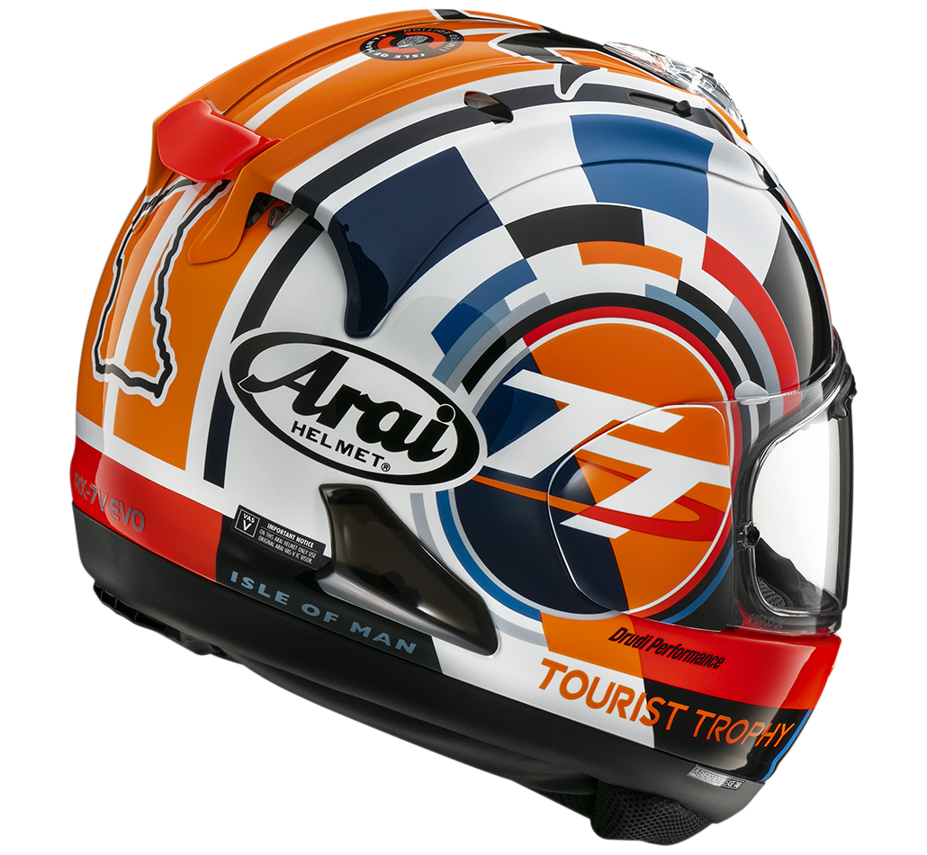 Arai RX-7V Evo 2025 LE IOM TT Full Face Helmet - Multi