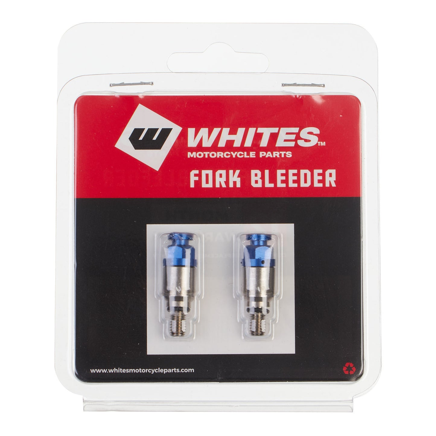 Whites Fork Bleeder Valve - M5 x 0.8 (Blue)