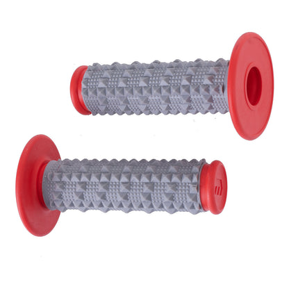Whites MX Large Diamond Grip - Grey / Red