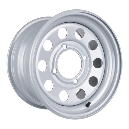 Whites ATV/UTV Steel Rim 14x8 Can-Am Rear 4/137 +32.7 - Silver