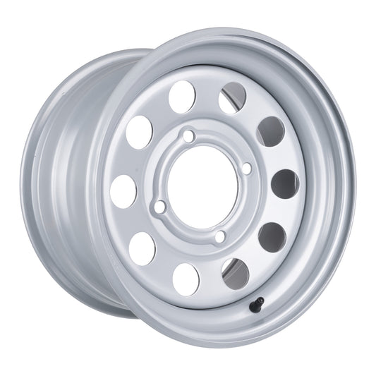 Whites ATV/UTV Steel Rim 14x8 Can-Am Rear 4/137 +32.7 - Silver