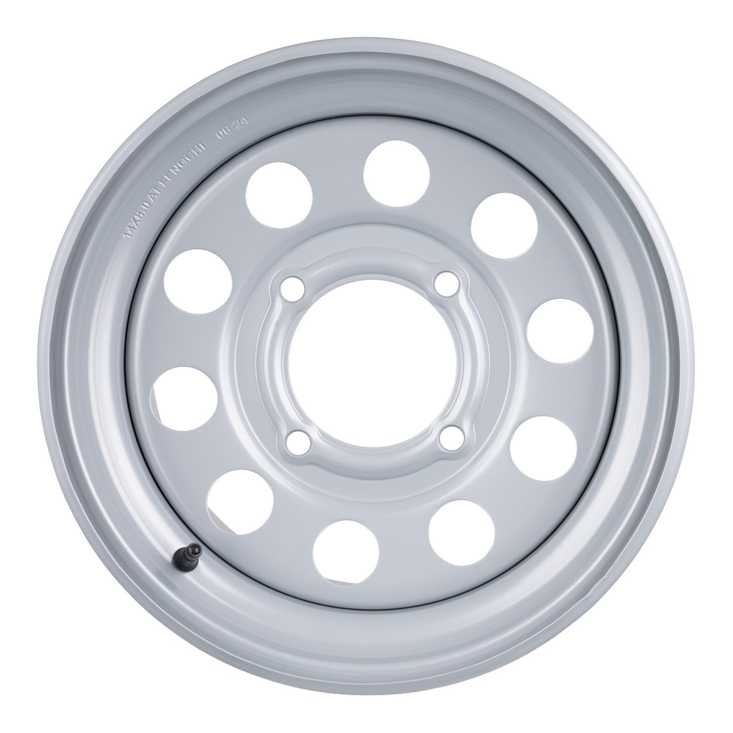 Whites ATV/UTV Steel Rim 14x8 Can-Am Rear 4/137 +32.7 - Silver