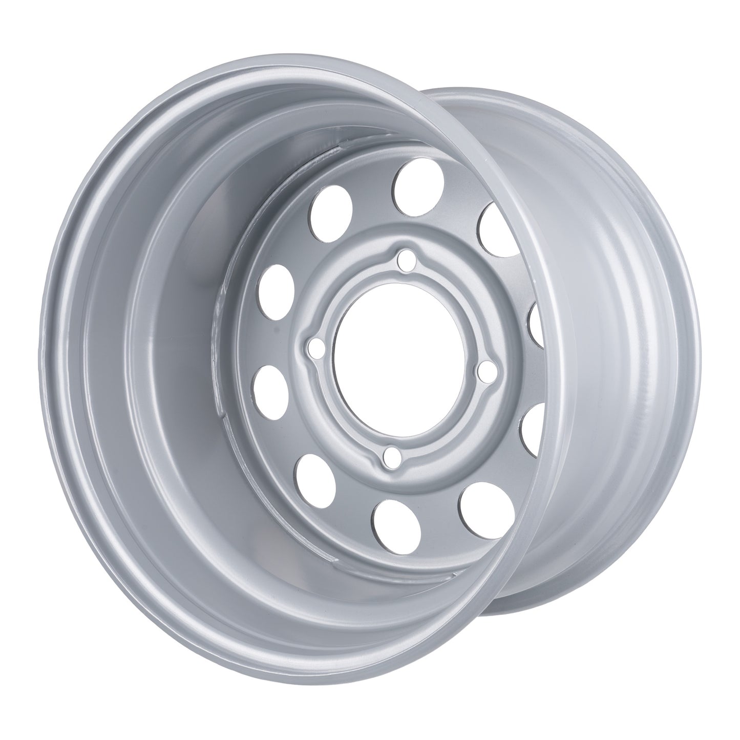 Whites ATV/UTV Steel Rim 14x8 Can-Am Rear 4/137 +32.7 - Silver