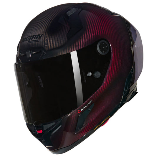 Nolan X-804 RS FULL FACE AUREO | RED TINT CARBON
