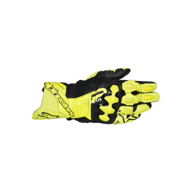Alpinestars GP Plus R V3 Leather Gloves Fluro/Yellow/Black